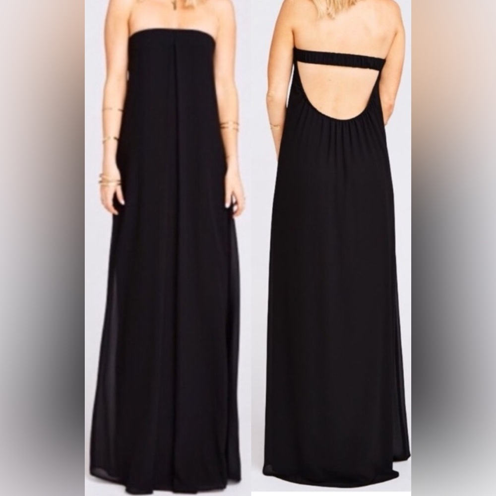 NWT Show Me Your Mumu Black Sirene Maxi Dress